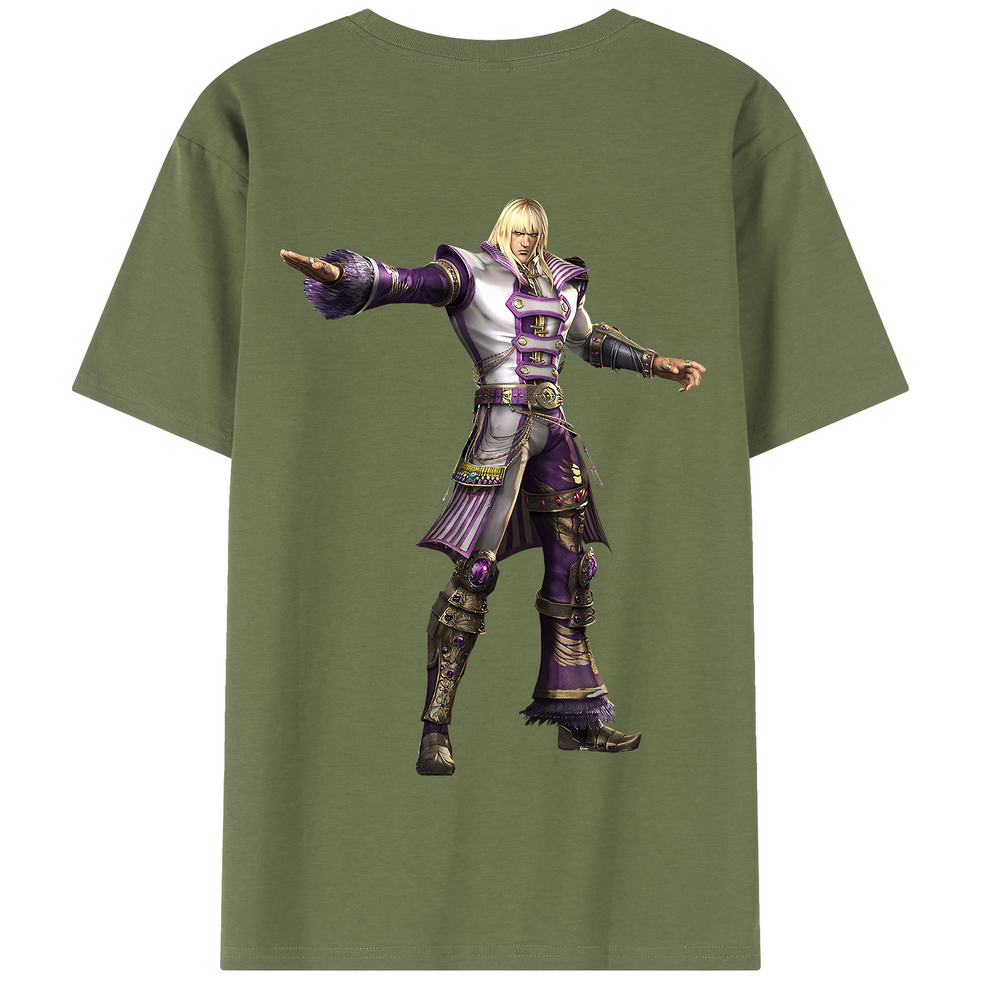 （画像用） 北斗の拳 Fist of the North Star 綿100％半袖Tシャツ（背面プリント）